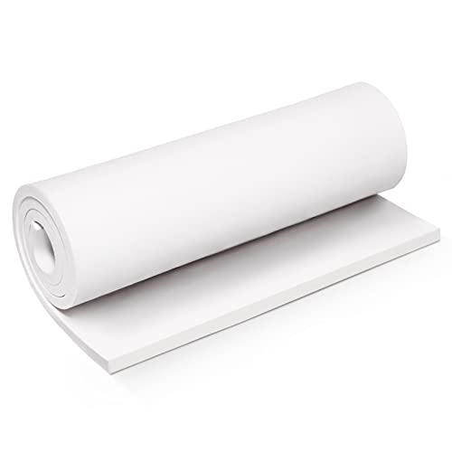 White Foam Sheets Roll, Premium Cosplay EVA Foam Sheet，10mm Thick,13.9"x39",High Density 86kg/m3 for Cosplay Costume, Crafts, DIY Projects by MEARCOOH - color: White, size: Thickness-10mm