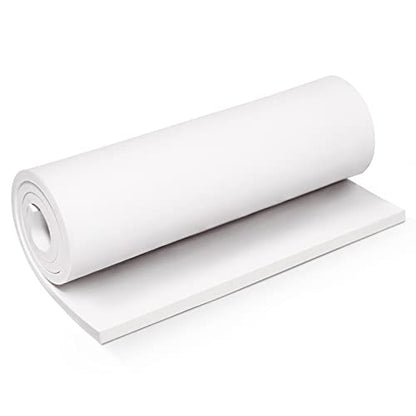 White Foam Sheets Roll, Premium Cosplay EVA Foam Sheet，10mm Thick,13.9"x39",High Density 86kg/m3 for Cosplay Costume, Crafts, DIY Projects by MEARCOOH - color: White, size: Thickness-10mm