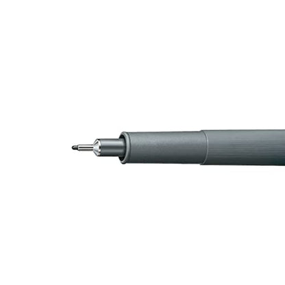 Staedtler Pigment Liner, Fineliner Pen for Drawing, Drafting, Journaling, 0.5mm, Black, Box of 5 Pens, 308 05-9M - style: 0.5mm