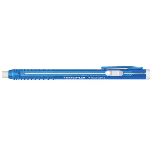 STAEDTLER Mars Plastic Eraser Refills - 12 Pack | Latex-Free Erasers, Replacements for Refillable Holder, Home, School & Office, Blue - style: 12 Pack - Eraser Pen