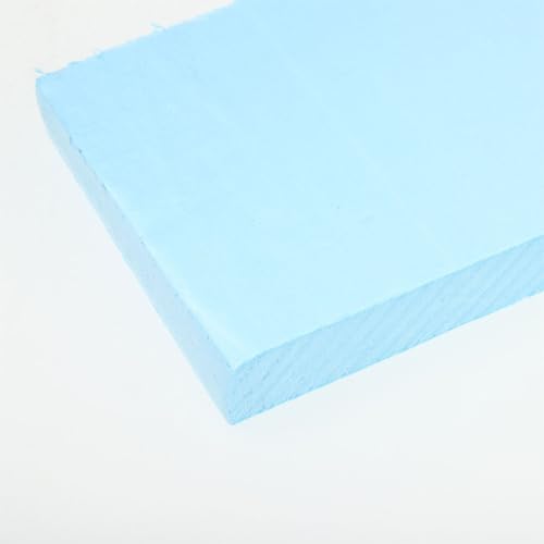BESPORTBLE Blue XPS Foam Boards - 6Pcs 12x4x0.8 Inch High Density Extruded Polystyrene Sheets - Rigid Base for DIY Craft Diorama Railway Modeling Terrain Sculpting