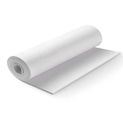 Premium Cosplay EVA Foam Sheet,3mm Thick（1mm to 20mm,White Foam Sheets Roll，59"x13.9",High Density 86kg/m3 for Cosplay Costume, Crafts, DIY Projects by MEARCOOH… - color: White, size: Thickness-3mm