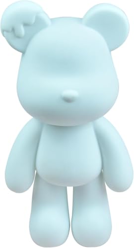 Fluid Bear Painting Figure, DIY Bear Figure for Home Decoration (10 Inch, Blank Mold) - size: 10 Inch