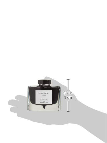 PILOT Iroshizuku Bottled Fountain Pen Ink, Take-Sumi, Bamboo Charcoal (Black) 50ml Bottle (69224)
