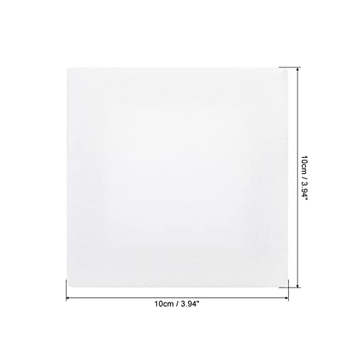 PATIKIL Paint Canvases Panel for Painting, 3 Pack 4x4 Inch Square Wood Frame Stretched Blank Art Board Panels for Acrylic, Oil, Tempera Painting, White - size: 4x4 Inch