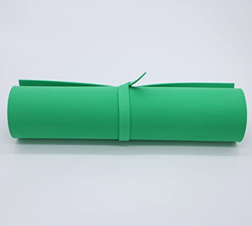 OISAKLD EVA Foam 2mm-10mm 13.7"×39" Craft Foam Sheet 74 kg/m³ Cosplay Foam for Craft Model Cosplay 2mm - color: Green, size: 2mm -Thickness