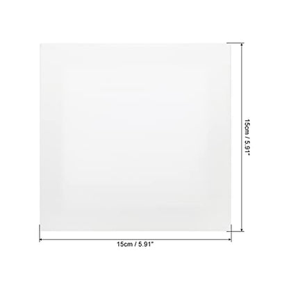 PATIKIL Paint Canvases Panel for Painting, 3 Pack 6x6 Inch Square Wood Frame Stretched Blank Art Board Panels for Acrylic, Oil, Tempera Painting, White - size: 6x6 Inch