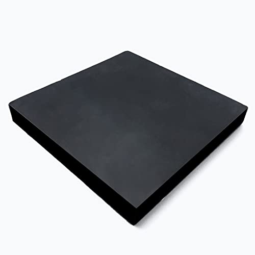 MIKMAYTOO Rubber Bench Block Jeweler's Rubber Bench Block Rubber Stamping Block for Hammering, Shaping, Chasing, Flattening Metals - color: 100*100*15mm