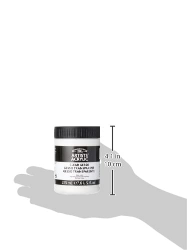 Winsor & Newton Professional Acrylic Medium, Clear Gesso, 225ml - color: Clear Gesso, style: 225ml (7.6-oz)