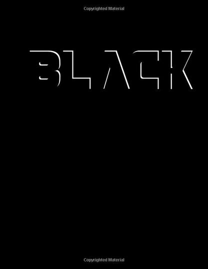 BLACK PAPER SKETCH BOOK: 110 Pages 8.5" x 11" Black Paper Journal for Painting, Drawing, Sketching and Doodling | perfekt for white ink pens, gel pens and metallic markers