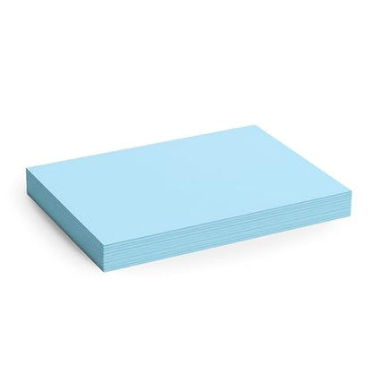 Vellum Bristol Cover 67 Pound, Smooth Finish, 250 Sheets Pack. – Premium Heavyweight Cardstock for Crafting, Printing, and Professional Projects, Acid-Free. (1, Blue, 8.5"x11") - color: Blue, size: 8.5"x11"