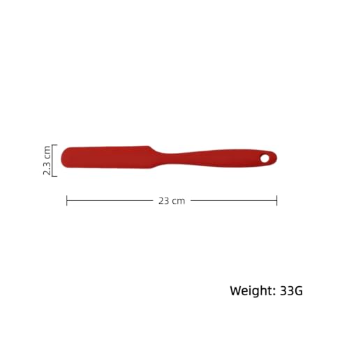4-Piece Silicone Spatula Set, Heat-Resistant Spatulas Scrapers for Kitchen, Baking, Cake Frosting, Resin Craft, Mini Scraper Tool, Long Handle Can Scraper, Large Diagonal Wax Stick