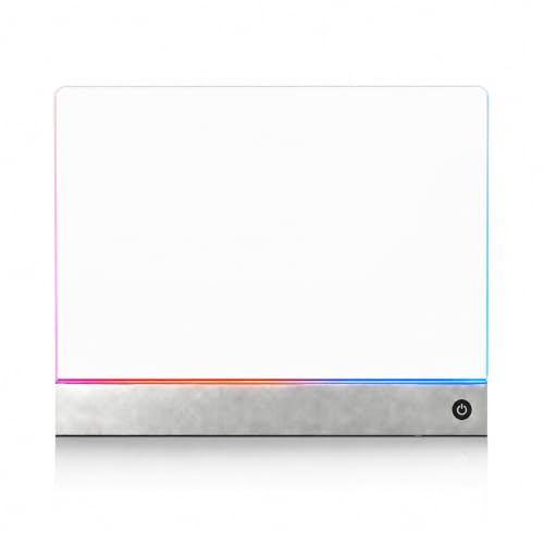 Upgraded 16 Inches LED Drawing Board – Rechargeable, 8 Colors, 11 Light Modes, Adjustable Brightness – Acrylic Light Board for Tracing with Stand, Markers and Full Kit – Birthday Gift Set (White) - style: Style White