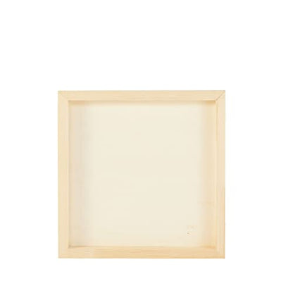 Bright Creations Art Supplies Wood Panels for Painting - 10x10 in, 0.83 in Cradle Depth, Unfinished, Pack of 6 - Cradle Boards for Painting & Craft Boards for Wall Art - size: Square 10x10in