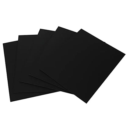 Black Canvas 9x12 Inch 12-Pack, 100% Cotton Primed Canvas Panels for Painting, Acid-Free & Durable Surface for Acrylic, Oil, Gouache – Ideal for Professionals, Students & Kids