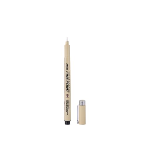 Original Tobios Fineliner Pen – Fine Tip Felt Pen for Art, Journaling & Watercolor Outlining – Smudge-Resistant, Travel-Ready Fine Line Marker for Drawing, Lettering, Sketching & Planner Detail Work