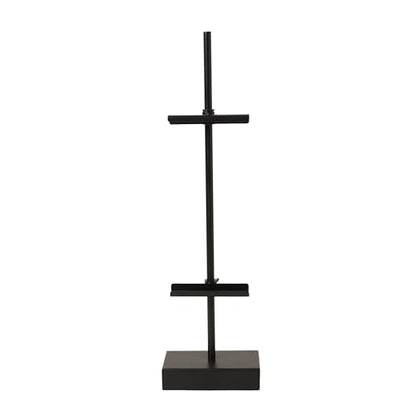Studio Decor 18" Black Steel Adjustable Tabletop Easel - Decorative Stand for Pictures, Frames, Books, Cards, Plates - 1 Pack