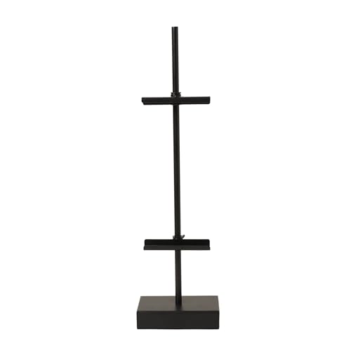 Studio Decor 18" Black Steel Adjustable Tabletop Easel - Decorative Stand for Pictures, Frames, Books, Cards, Plates - 1 Pack