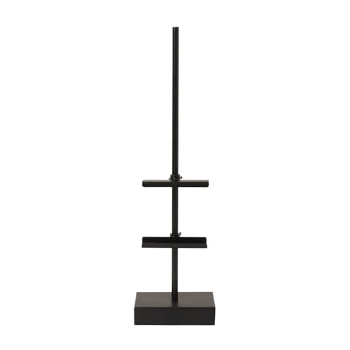 Studio Decor 18" Black Steel Adjustable Tabletop Easel - Decorative Stand for Pictures, Frames, Books, Cards, Plates - 1 Pack