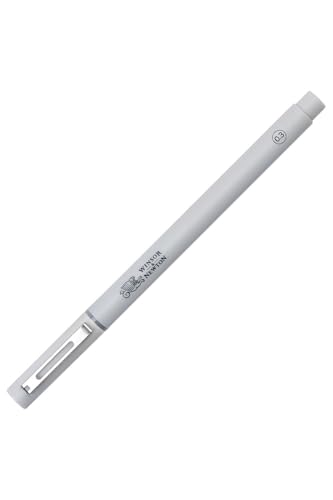 Winsor & Newton Fineliner Fine Point Pen, 0.3mm Tip, Cool Grey | A fineliner that fits every style of sketching; Smoothly tapered nib & a long barrel designed for flexible grip adjustments - color: Cool Grey, size: 1 Count (Pack of 1), style: 0.3 mm Tip