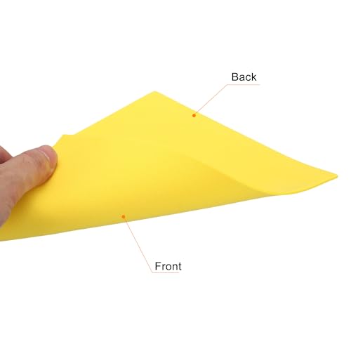 uxcell Yellow EVA Foam Sheets 7.9 x 5.7in 2mm Thickness for Crafts DIY, 6 Pcs - color: Yellow