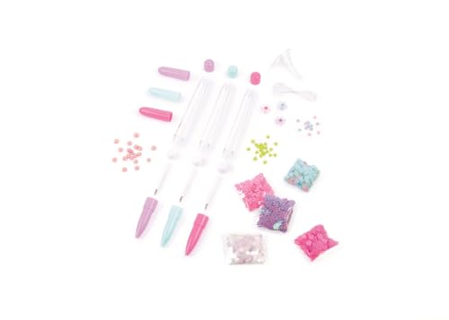 Make It Real DIY Floaty Pens Kit - Create 3 Sparkly, Customizable Pens with Glitter & Charms - Fun Craft for Tweens, Girls & Kids Ages 8+ -Mess-Free Creative Activity Great Gift for Artistic Kids - style: 3 Pens