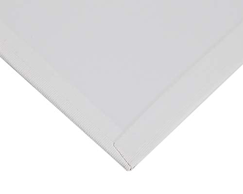 Madisi Painting Canvas Panels Multi Pack, 4x4, 6x6, 8x8, 10x10(12 of Each), 48 Pack