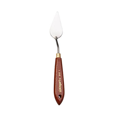 KINGART Short Taper TROWEL PALETTE KNIFE and Painting Tool for Scraping, Mixing and Painting with Oil and Acrylic Paints - size: Short Taper