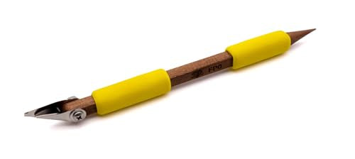 The Original DiamondCore Tools FP0 Super Fine Point V Tip Carving Tool for Pottery, Clay Carving, Sgraffito and Ceramic Surface Design - color: FP0