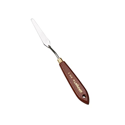 KINGART Tapered TROWEL PALETTE KNIFE and Painting Tool for Scraping, Mixing and Painting with Oil and Acrylic Paints - size: Tapered