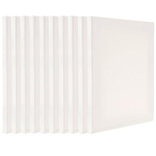 Hobby Lobby Super Value Blank Canvas Set (8" x 10" - 10 Pack) | Painting, Oil and Acrylic Compatible, Gesso Primed, Acid-Free, Archival Quality - style: 8"x10" - 10 Pack