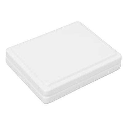 Generic Porcelain Paint Palette 12 Wells White Ceramic Paint Tray with Lid Smooth Watercolor Oil Painting Palette for Artists Professionals Enthusiasts