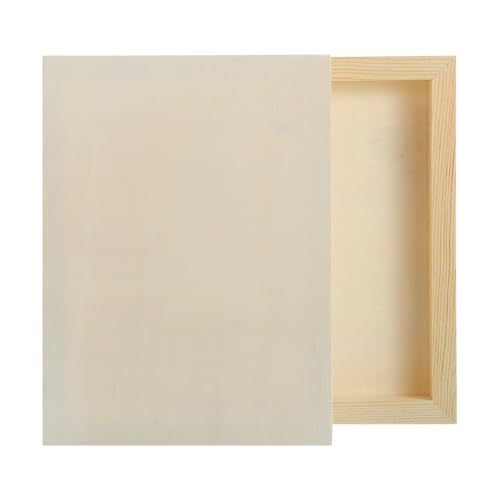 MECCANIXITY 6 Pack Wood Canvas Boards, 6x8 Inch Art Canvases Square Unfinished Wood Panel for Painting, Crafts, DIY Projects, Pouring Art - size: 6x8 Inch