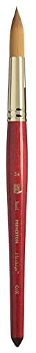 Princeton Heritage Round Brush, Synthetic, Short Handle, Size 24, 1 Count - size: Size 24