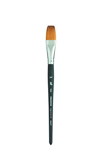 Princeton Aqua Elite, Series 4850, Synthetic Kolinsky Watercolor Paint Brush,Stroke, 3/4 Inch - size: Size 3/4 inch