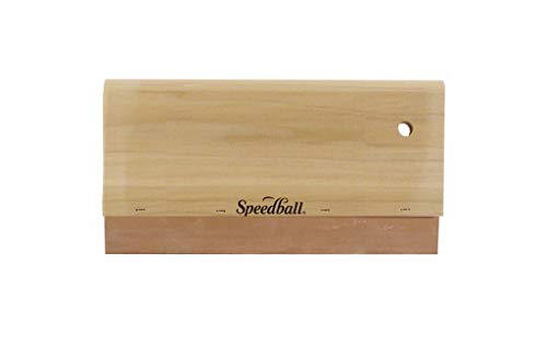 Speedball Neoprene Squeegee, 10-Inch, 70 Durometer for Silk Screen Printing Graphics on Paper, Cardboard, and Wood