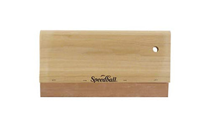 Speedball Neoprene Squeegee, 10-Inch, 70 Durometer for Silk Screen Printing Graphics on Paper, Cardboard, and Wood