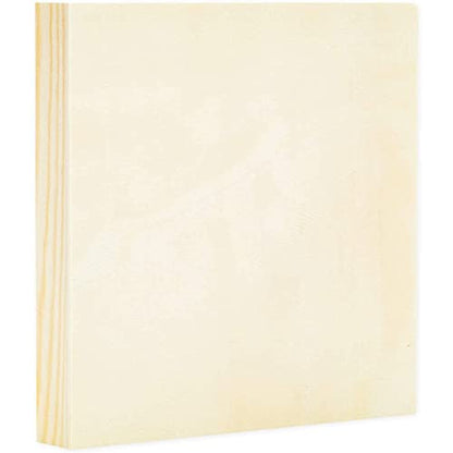 Bright Creations Wood Panels for Painting - 6 Pack, 6x6 in - Unfinished Square Wood Panels for Art & Craft Supplies - Smooth Pine Cradle Canvas Boards - size: 6x6 inch