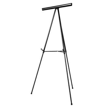 Amazon Basics Height Adjustable Aluminum Flipchart Easel Stand, Portable, for Whiteboard, Flip Chart, Poster Boards, Paper Pads and Signage, 35 x 2 x 28 Inches, Black - style: Lightweight Board Easel