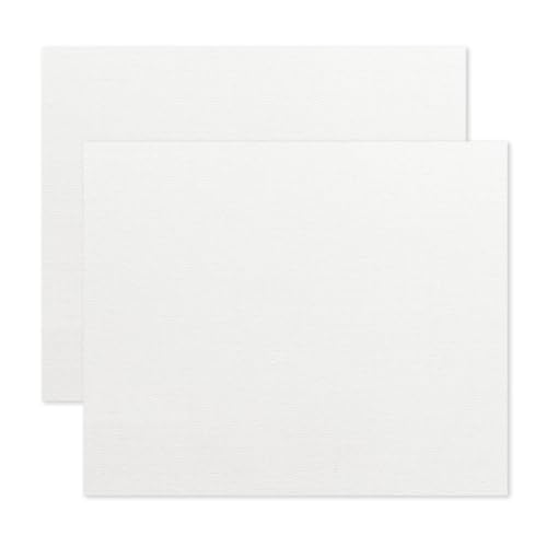 KINGART 843-2 Stretched White Canvas for Painting, 20 x 24 Inch, Pack of 2 - size: 20 x 24 Inch
