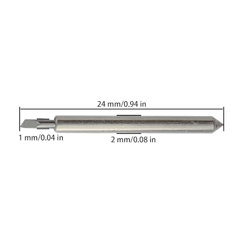 30 PCS Replacement Blades for Maker 3/Maker/Explore Air 2/Air 3, Craft Cutting Tool Set Includes 20 Premium Fine-Point, 5 Shallow-Cut & 5 Deep-Cut Blades for Vinyl, Fabric & Cardstock