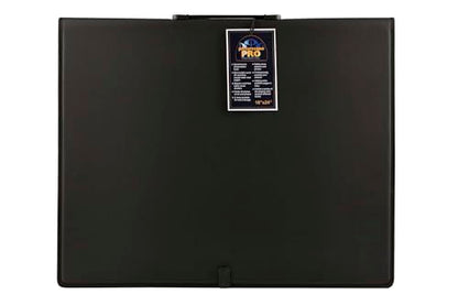 Picturesque Pro Presentation Case- Professional Art Portfolio Folder for Artwork up to 18x24- Vegan Leather Zippered Case, Archival Storage Solution w/Removable Spiral-Bound Book of 20 Clear Sleeves - size: 18x24 in w/ Refill
