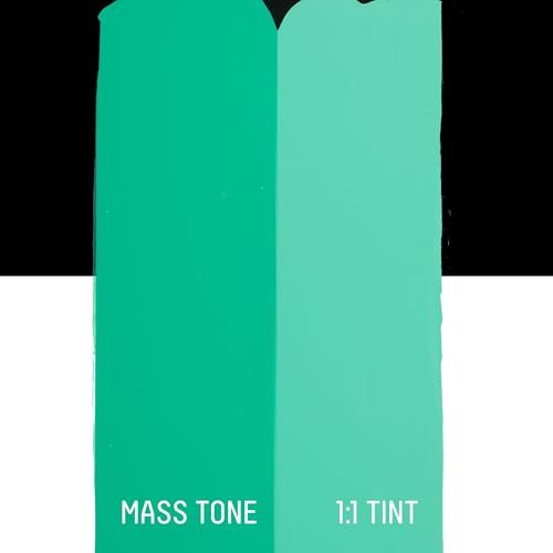 Liquitex BASICS Acrylic Paint, 8.5-oz Tube, Bright Aqua Green - color: Bright Aqua Green, size: 8.45 Fl Oz (Pack of 1)