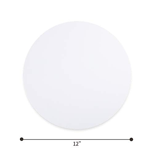 Transon 6-Pack Round Canvas Panel for Painting 12inch - size: 12" 6-PACK