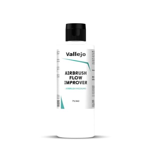 Vallejo - Airbrush Flow Improver for Acrylic Paints 200 ml. (6.76 fl.oz.) - style: Airbrush Flow Improver 200 ml (6.76 fl.oz.)