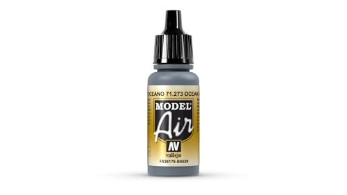 Vallejo - WWII USMC Colors Green & Grey Patterns 1942-1945 Acrylic Paint Set | Model Air | AFV Color Series Kit for Historical Reenactments of Artist-Quality Pigments | 6 Bottles x 17 ml (0.57 fl.oz.) - style: WWII USMC Colors Green & Grey Patterns 1942-1