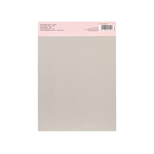 Daler-Rowney Smooth 220gsm A4 Heavyweight Drawing Paper Pad, Glued 1 Side, Acid-Free, 25 Natural White Sheets, Ideal for Professional Artists & Students - size: HEAVYWEIGHT PAD A4 220G 25SH, style: HEAVYWEIGHT PAD A4 220G 25SH