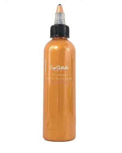 Ezgi Sertcetin Premium Cell Activator for Acrylic Pouring | Ready to Pour | Create Perfect and Unique Cells in Your Painting Works | 4oz | Metallic Orange Botega - color: Metallic Orange Botéga