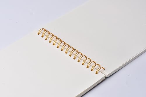 Sketch Book for Kids 8.27 x 11.4 Inch Hardcover Spiral Bound Sketch Pad, 60 Sheets 130gsm Thick Paper, Art Drawing Book for Children（ 1PCS） - color: Sunflower