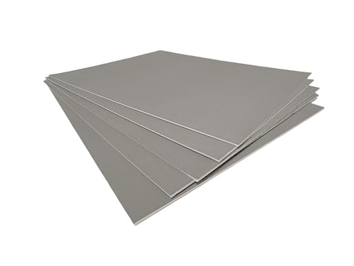 MAIMOUFIN Archival Sanded Pastel Boards for Artists Heavyweight Drawing Boards, 5 Pack Pastel Pad Miexd Media Art Paper for Acrylic,Pencils & Charcoal Soft Oil Pastels (15.4" x 10.7") (Brown)